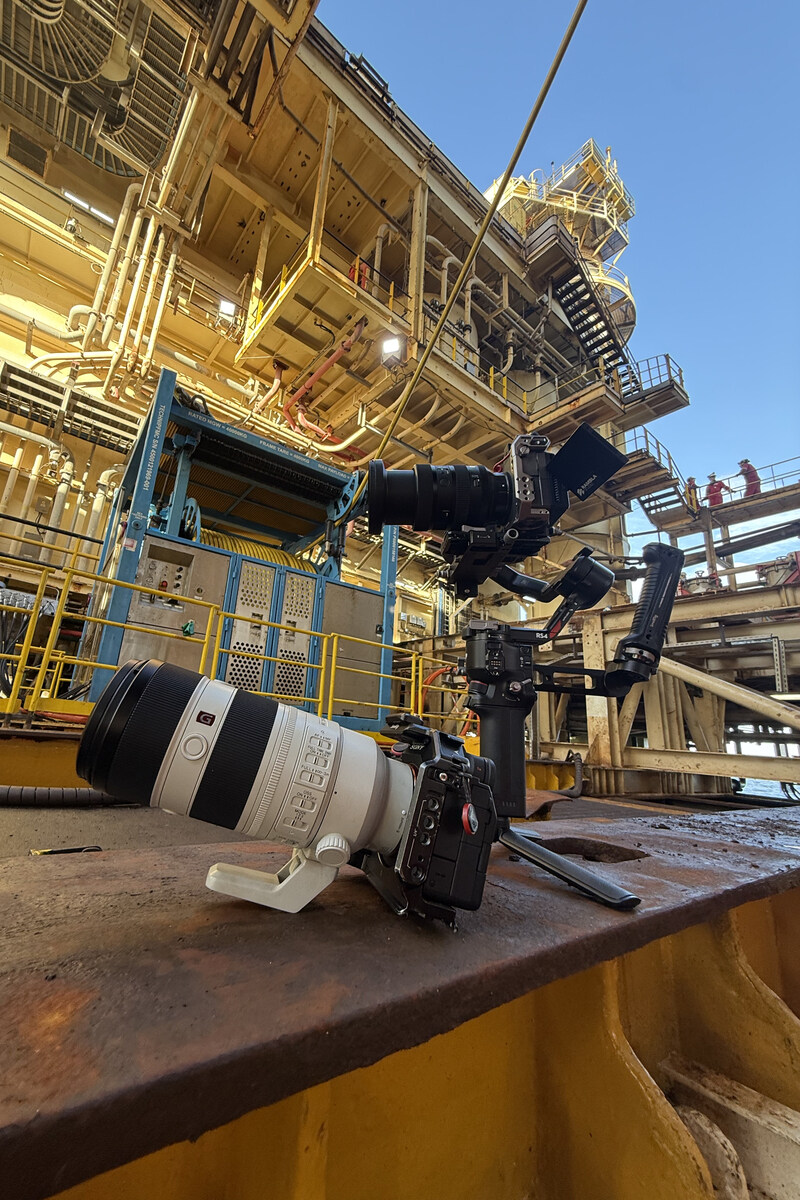 Equipment on platform