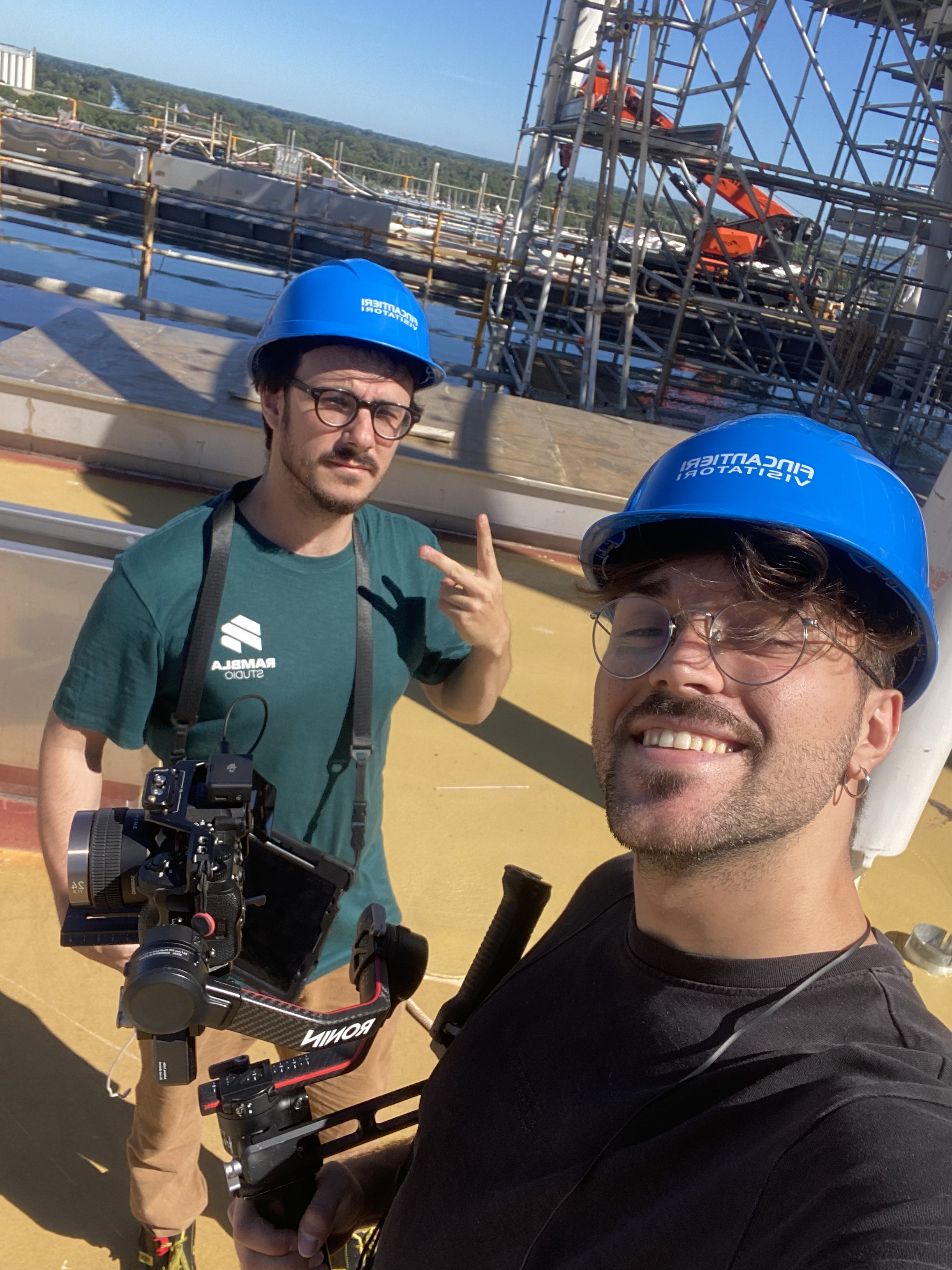 Crew Fincantieri con gimbal